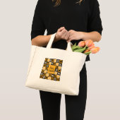 mozaïek van de halloween-schedel mini tote bag (Voorkant (product))