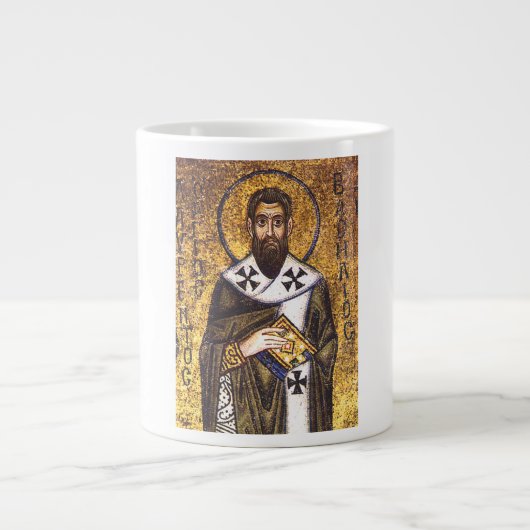 Mozaïek van de Heilige Basilius de Grote Koffiekop (Voorkant)