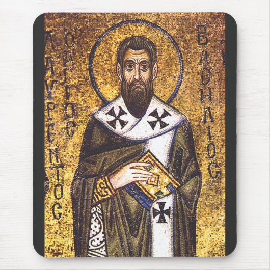 Mozaïek van de Heilige Basilius de Grote Muismat (Voorkant)