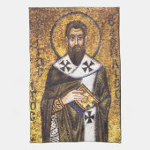 Mozaïek van de Heilige Basilius de Grote Theedoek (Verticaal)