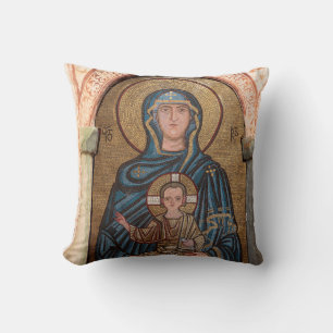 Mozaïek van de Maagd Maria en Jezus Kussen