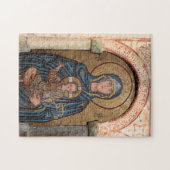 Mozaïek van de Maagd Maria en Jezus Legpuzzel (Horizontaal)