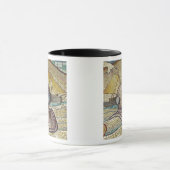 Mozaïek van de oude duikershelm mok (Midden)