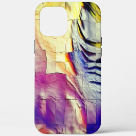 Mozaïek van de textuur, roze geel en zacht gehouwe Case-Mate iPhone case