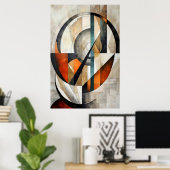Mozaïek van de Tijd Poster (Thuiskantoor)