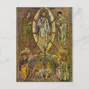 Mozaïek van de Transfiguratie Orthodoxe Christelij Briefkaart