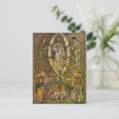 Mozaïek van de Transfiguratie Orthodoxe Christelij Briefkaart (Staand voorkant)