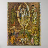 Mozaïek van de Transfiguratie Orthodoxe Icon Print (Voorkant)