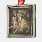 Mozaïek van Dionysus die op een luipaard c.180 AD  Metalen Ornament (Links)