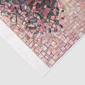 Mozaïek van een zwarte vrouw in de paarse wereld tissuepapier (Detail)