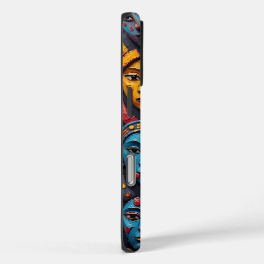 Mozaïek van expressies Case-Mate iPhone case (Achterkant / Rechts)