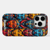 Mozaïek van expressies Case-Mate iPhone case (Achterkant (horizontaal))