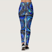 Mozaïek van fractale cirkels leggings (Achterkant)
