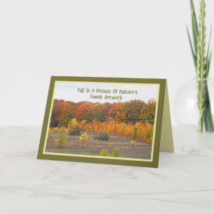 MOZAÏEK VAN HERFSTKLEUREN IN DE MICHIGANSE LANDSCH KAART