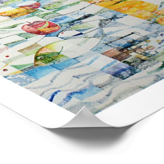 Mozaïek van het kruis poster (Hoek)