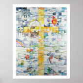 Mozaïek van het kruis poster (Voorkant)