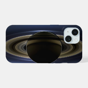 Mozaïek van het Saturnus-systeem achterlicht door iPhone 15 Case