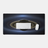 Mozaïek van het Saturnus-systeem met de zon eracht Bureaumat (Keyboard & Muis)