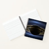 Mozaïek van het Saturnus-systeem met de zon eracht Notitieboek (Binnen)