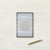 Mozaïek van het Saturnus-systeem met de zon eracht Post-it® Notes (Op bureau)