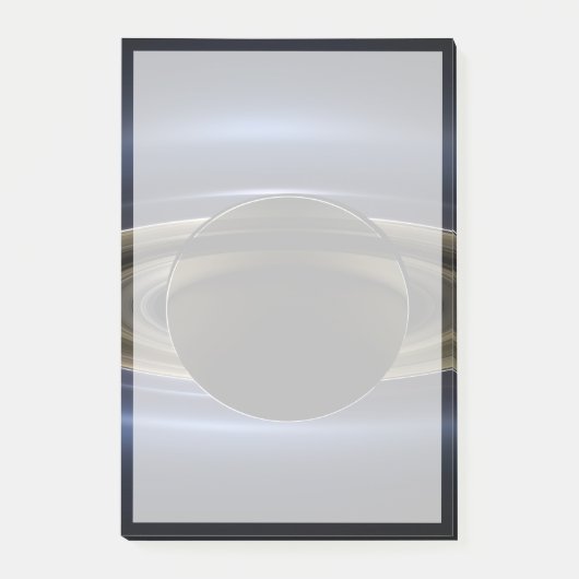 Mozaïek van het Saturnus-systeem met de zon eracht Post-it® Notes (Voorkant)