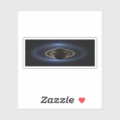 Mozaïek van het Saturnus-systeem met de zon eracht Sticker (Vel)