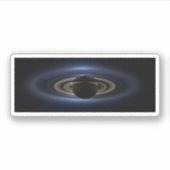 Mozaïek van het Saturnus-systeem met de zon eracht Sticker (Voorkant)