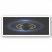 Mozaïek van het Saturnus-systeem met de zon eracht Sticker (Voorkant)