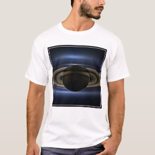 Mozaïek van het Saturnus-systeem met de zon eracht T-shirt