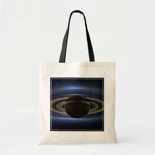 Mozaïek van het Saturnus-systeem met de zon eracht Tote Bag (Voorkant)