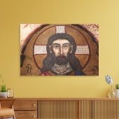 Mozaïek van Jezus Canvas Afdruk (Insitu (Woonkamer))