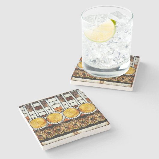 mozaïek van keizer stenen onderzetter (Zijkant)