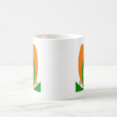 Mozaïek van Majesteit: De vlag van India in een ca Koffiemok (Center)