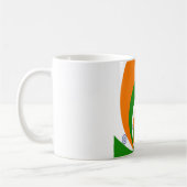 Mozaïek van Majesteit: De vlag van India in een ca Koffiemok (Links)