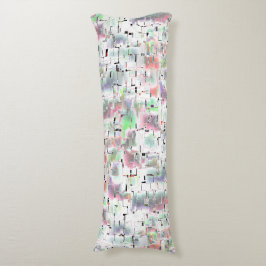 Mozaïek van papier in ondoorzichtige kleuren en kl lichaamskussen