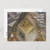 Mozaïek van Sagrada Familia Briefkaart (Voorkant / Achterkant)