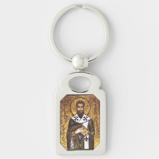 Mozaïek van Sint-Basilius de Grote Sleutelhanger (Voorkant)
