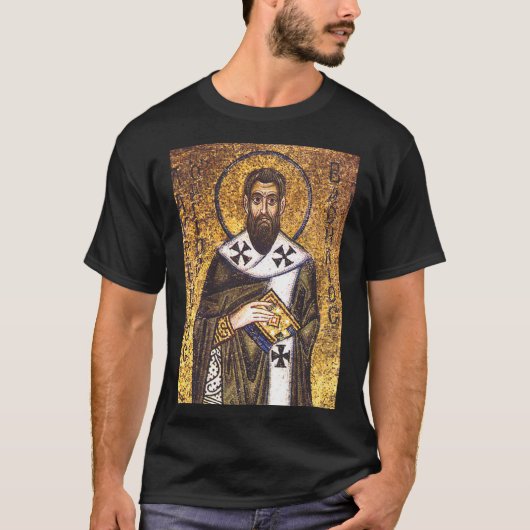 Mozaïek van Sint-Basilius de Grote T-shirt (Voorkant)