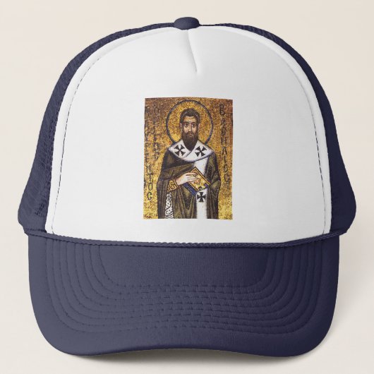 Mozaïek van Sint-Basilius de Grote Trucker Pet (Voorkant)