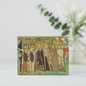 Mozaïek van Theodora Byzantijns-orthodox icoon Briefkaart (Staand voorkant)