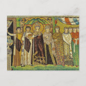 Mozaïek van Theodora Byzantijns-orthodox icoon Briefkaart (Voorkant)