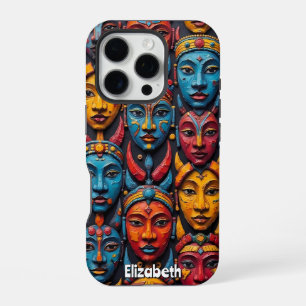 Mozaïek van Uitdrukkingen iPhone 16 Pro Hoesje