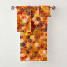 Mozaïek van zeshoeken op roodbaars