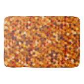 Mozaïek van zeshoeken op roodbaars badmat (Voorkant)