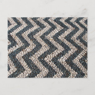 Mozaïek van zwarte en witte peermozaïek in GRIEKEN Briefkaart