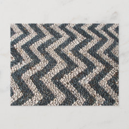 Mozaïek van zwarte en witte peermozaïek in GRIEKEN Briefkaart