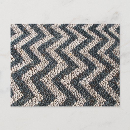 Mozaïek van zwarte en witte peermozaïek in GRIEKEN Briefkaart (Voorkant)