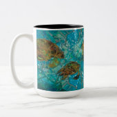 Mozaïek-verbeterde Mok van de Turtles Indigenosity (Links)