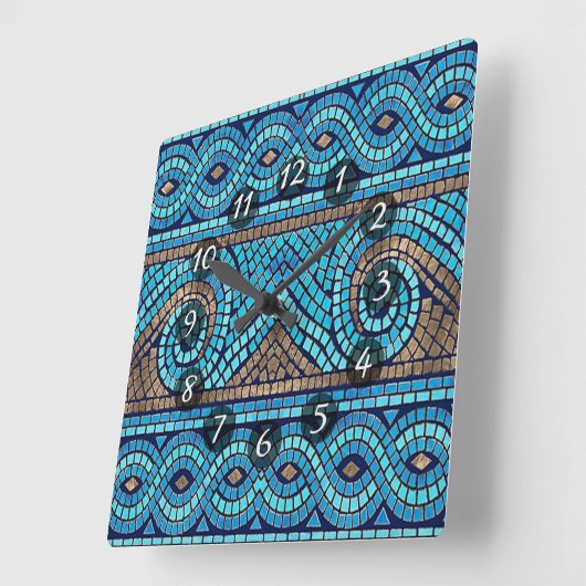 mozaïek vierkante klok (Hoek)