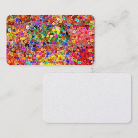 mozaïek visitekaartje (Voorkant / Achterkant)